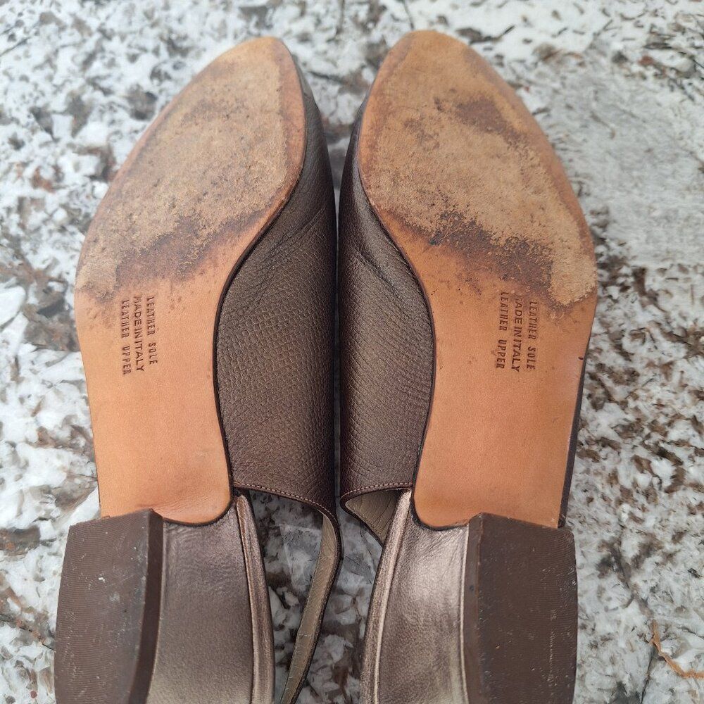 Salvatore Ferragamo Slingback Sandals Leather size 8.5 B - Picture 11 of 11